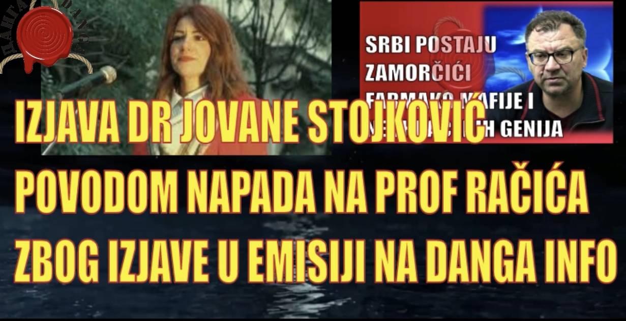 You are currently viewing Реаговање др Стојковић поводом напада на др Рачића